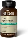 Nature's Sunshine Gout Fighter Plus - Traditionally used in Western herbal medicine to relieve symptoms of occasional gout episodes - 60 Tablets