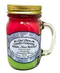 Our Own Candle Company, Nice Melons Scented Mason Jar Candle, 100 Hour Burn Time, Made in The USA - 13 Ounces