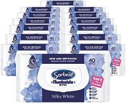 Sorbent Silky White Flushable Wipes