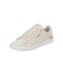 Puma Womens Vikky v3 Lthr Alpine Snow-Deeva Peach-White Sneaker - 5 UK (38311517)