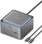 Anker Prime TB5 Docking Station, 14 Ports Thunderbolt 5 Docking Station with 140W Max Charging, 120Gbps Max Transfer, Ambient LED Lighting, Cooling System, Up to 8K Display for Thunderbolt 5/4 Laptops