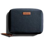 DailyObjects Travel Digital Accessories Storage Bag | Portable Gadget Organizer Case | Regular Zippered Tech Kit Organizer Pouch for Memory Cards - Blue, Canvas, 21 Centimeters
