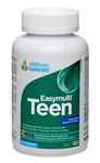 Platinum Naturals Easymulti Teen for Young Men - 120 Softgels with DHA, Vitamin D3, Omega 3 Fish Oil, Calcium & Magnesium Oxide for Brain Health & Skin Support, Multivitamin Supplement