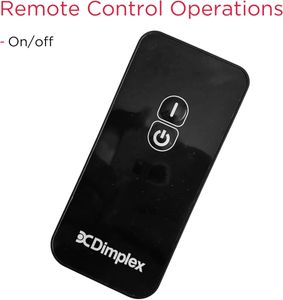 Dimplex Brayford Electric Stove Heater – Black Freestanding Fireplace