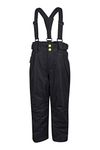 Mountain Warehouse Kids Ski Pants -Boys & Girls Winter Ski Salopettes Black 9-10 Years