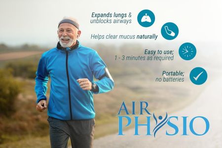 AirPhysio Lung Expansion Device – Natural Breathing Aid