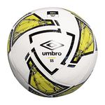 Umbro Neo Swerve Soccer Ball, Size 4, White/Black/Lime