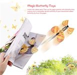 Simple Days Magic Flying Butterfly Rubber Band Powered Wind-Up Fun Toy