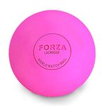 FORZA World Match Lacrosse Ball - Lacrosse Balls in Variety of Colours & Pack Sizes | Lacrosse Massage Ball | Massage Balls for Lacrosse | Lacrosse Balls Massage (Pink, Pack of 12)