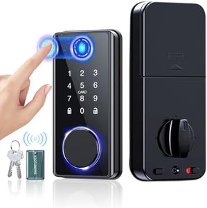 YINGERGAO Fingerprint Door Lock, Keyless Entry Door Lock with Keypad, Electronic Deadbolt Door Lock, Digital Door Lock for Front Door