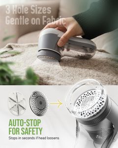 POPCHOSE Rechargeable Fabric Shaver – Lint Remover for Clothes