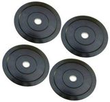 StepInnStore 1KG X 4 PCS PVC Plates Set for Weight Lifting | Dumbbell Bars Strength Training | Home Gym Fitness Workout Discs | Home and Weightlifting - Dumbbell Plates (1KGX4PCS)