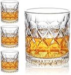 Aoeoe Whiskey Glasses Set of 4, 11 
