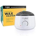 Mylee Professional Wax Heater Warmer with Handle Pot 500ml for Paraffin, Soft & Crème Wax, Salon Quality Hair Removal, Depilatory Waxing Melter, Adjustable Temperature