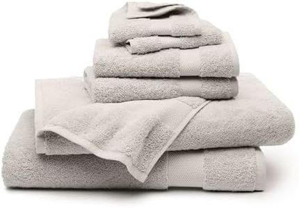 BOLL & BRANCH Plush Bath Sheet Set, 6 Pieces, Pewter