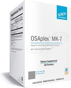 XYMOGEN OSAplex MK-7 - Supports Overall Bone Health and Bone Strength - Microcrystalline Hydroxyapatite MCHC Supplement - Calcium with Vitamin D3, Vitamin K2 MK-7 + Phosphorus Supplements (60 Packets)