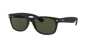 Ray-Ban Unisex New Wayfarer Sunglasses, Black, 55 mm UK