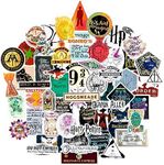 Conquest Journals Harry Potter Wizarding World Vinyl Stickers, Set of 60 Unique Stickers Including 5 Holograms, Waterproof and UV Resistant, Great for All Your Gadgets, Potterfy All The Things