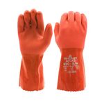 SHOWA Atlas 620 Double-Dipped PVC Chemical Resistant Safety Work Glove, 12" Length, X-Large (Pack of 12 Pairs)