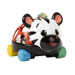 Baby Einstein Curious Car Zen Oball Toy Car & Rattle, Light Up, Ages 3 Months+, Zen The Zebra