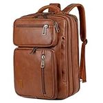 Leather Laptop Backpack Briefcase H