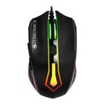 ZEBRONICS Sniper High Precision Wired Gaming Mouse with 6 Buttons, Multicolor LED Lights, DPI Switch with 800/1200/1600/2400 DPI s, Plug & Play, 1 Million Clicks, 87 Grams Light Mouse