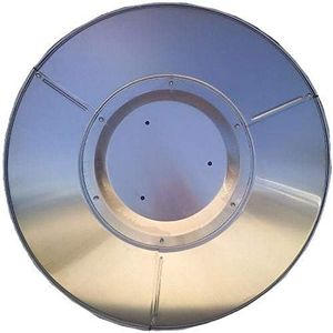 Hiland THP 3HOLE Heat Reflector Shield, Pack of 1, Silver