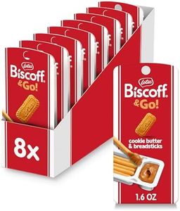 Lotus Biscoff & GO, Cookie Butter and Breadsticks Snack Pack, Non GMO + Vegan, 1.6 Oz (Pack of 8)