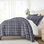 Hotel Collection Ieh-Duv-Pok NA Home Collection Polka Dot 3 Piece Duvet Cover Set, QUEEN, Navy