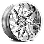 Vision 361 Spyder 22x12 6x5.5" -57mm Chrome Wheel Rim 22" Inch