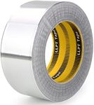 LLPT Aluminum Foil Tape 2 Inches x 108 Feet 5.9 Mil Extra Thick Strong Adhesive HVAC Sealing Hot Cold Air Duct Tape for Pipe Metal Repair (AF208)