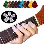 40pcs Guitar Silicone Finger Protection Finger Protector Covers Caps in 5 Sizes