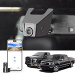 Mangoal Front 4K & Rear 1080P Dash Cam fit for Ford F150 2013-2017 F250/F350 Super Duty 2015-2019 XLT Lariat King Ranch Tremor Raptor Limited Platinum(Model B), Free App & WiFi, 128GB Card