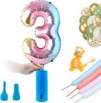 OBEST Electric Balloon Pump, Inflator Air Pump Blower Portable Fast and Easy Balloons Filling for Party Wedding Birthday and Festival Decoration