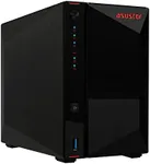 Asustor AS5402T Nimbustor 2 Gen2-2 Bay NAS Network Storage Enclosure, Quad-Core 2.0GHz CPU, 4xM.2 NVMe SSD Slots, 2x2.5GbE Ports, 4GB DDR4 RAM, Gaming-Inspired NAS