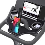 Qsxou Desk Attachment for Peloton Bike (NOT Bike+) Tray Holder for Phone, Cup, Tablet, Ergonomic Platform Tray Accessories for Peloton Spin Bikes