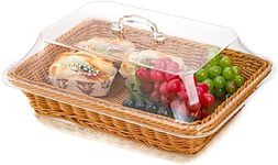 DEAYOU Bread Basket with Lid, Table