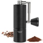 TIMEMORE Chestnut C3 ESP PRO Coffee Grinder Manual, Upgrade Integrated All-Metal Body, Hand Coffee Grinder with Folding Handle, for Espresso to French Press, Black