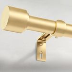 GEEBOBO Gold Curtain Rods for Windo