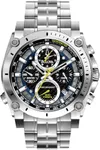 Bulova Men's Stainless Steel Precis