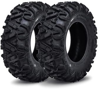 Set of 2 GARVEE ATV Tires 26x11-12 6PR, 26x11x12 All Terrain ATV/UTV Off-Road Tires (Set of 2, Tubeless)