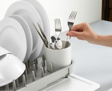 Joseph Joseph Expandable Dish Rack – Grey Adjustable Drainer