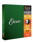 Elixir Strings Nanoweb Light Bass Strings (5-St .045-.130)