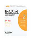 Habitrol Nicotine Transdermal System Stop Smoking Aid, Step 2 (14 mg), 14 Patches