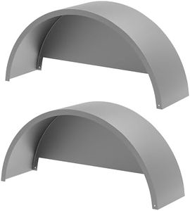 2 Pack Single Axle Trailer Fenders with Fenders Backs,Fits for 14”to 16” Wheels - 32” x 9” x 15” Trailer Fenders Replacement for Car Hauler Trailer,Cargo Trailer,Utility Trailer,Landscape Trailer