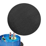 komsoup Swimming Pool Ground Cloth, Pool Floor Protector Mat for Frame Pool and Above Ground Swimming Pools, Inflatable Hot Tub Mat Pool Floor Pads, Felt Mat (Black)