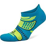 Balega Ultralight No Show Athletic Running Socks for Men and Women, French Blue/Lime, Large