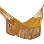 Novica Amber Cascade Cotton Rope Hammock (Double)