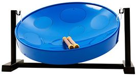 Jumbie Jam W1085 Table Top Steel Pan Kit - Beginner Steel Drum, Blue, 9.25 in*12.0 in*18.0 in