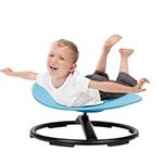 GFFTYX Autism Kids Swivel Chair, Kid Spinning Sensory Carousel Chair, Sit and Spin Chair Training Body Coordination Kids Preschool Toys for Children Ages 3-12 (Color : B)